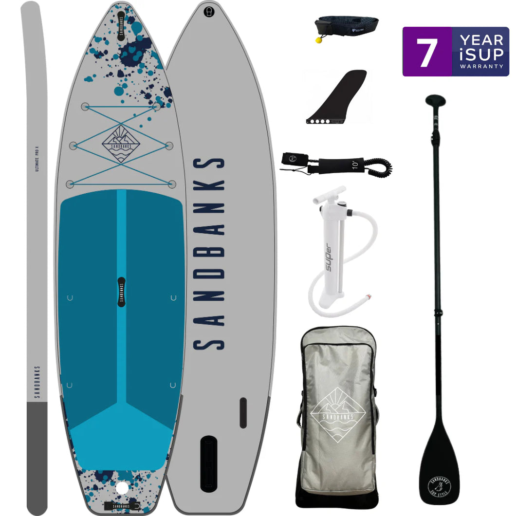 Sandbanks Style Ultimate Pro-X Blue Inflatable Paddleboard
