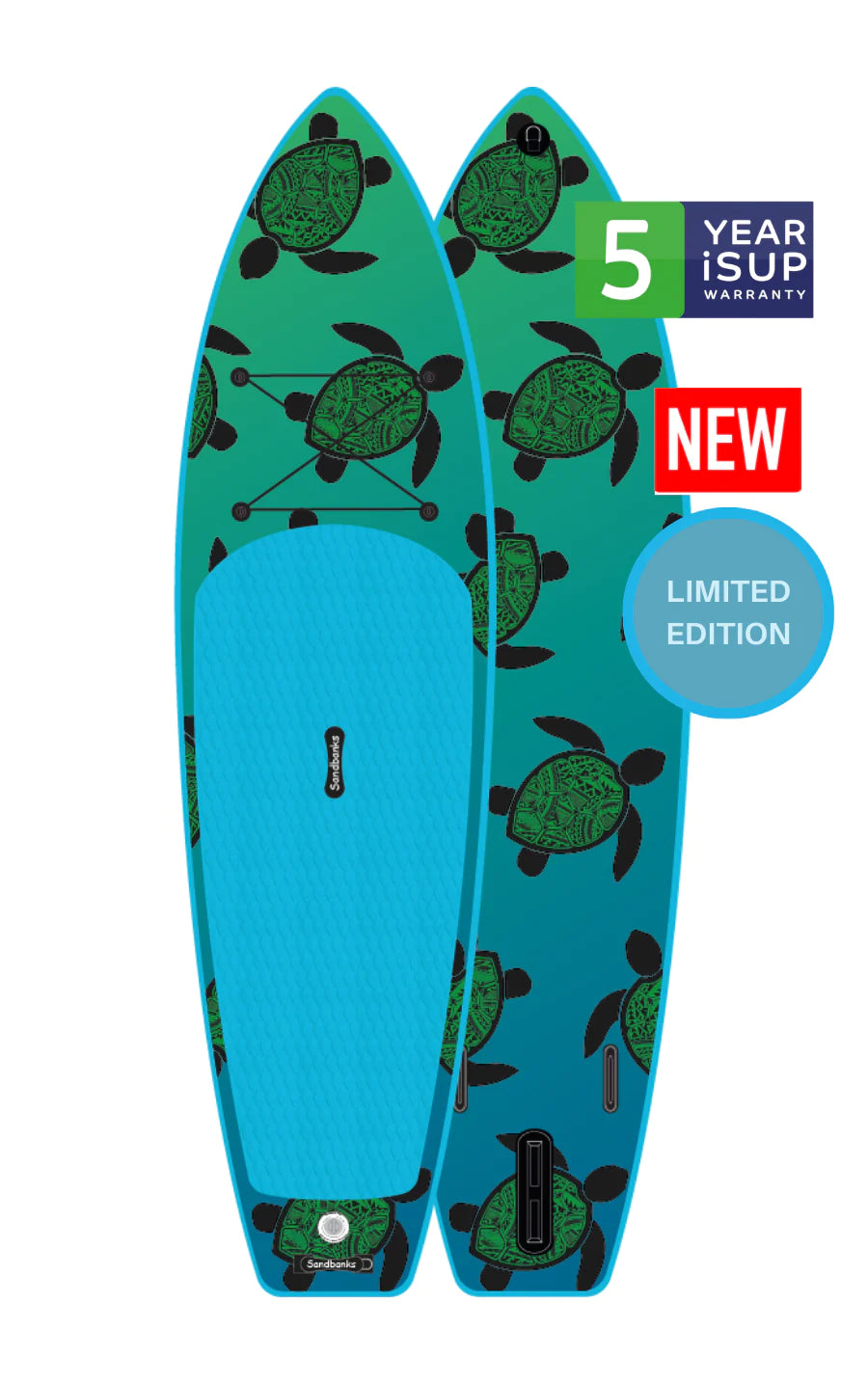Sandbanks Style Elite Pro Art 10'6'' iSUP paddleboard package
