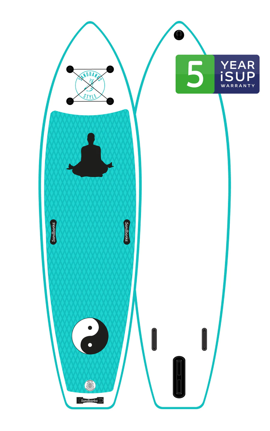 Sandbanks Style Yoga: 11' x 34'' x 6'' set