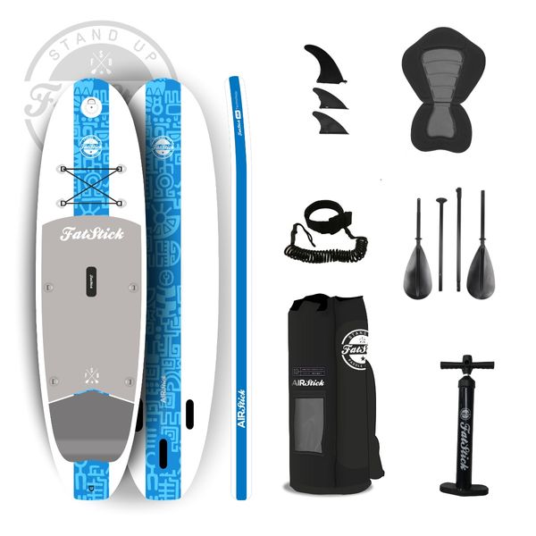Fatstick Airstick Inflatable Paddle Board set 10’6 x 32